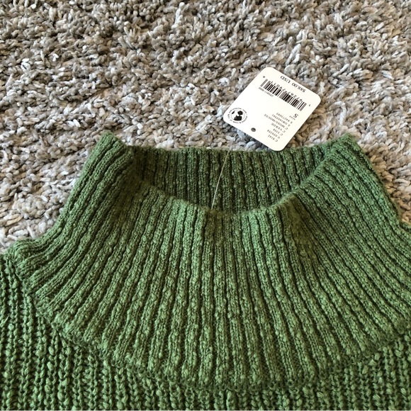 NWT Free People Coco Sweater Pullover - Verde - Picture 4 of 5